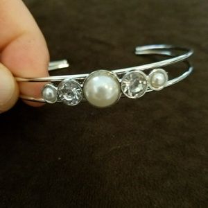4 piece  pearl and diamond set